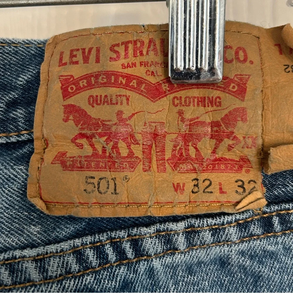 Levi's | Men's 501 Straight Blue Jeans | Size 32x32